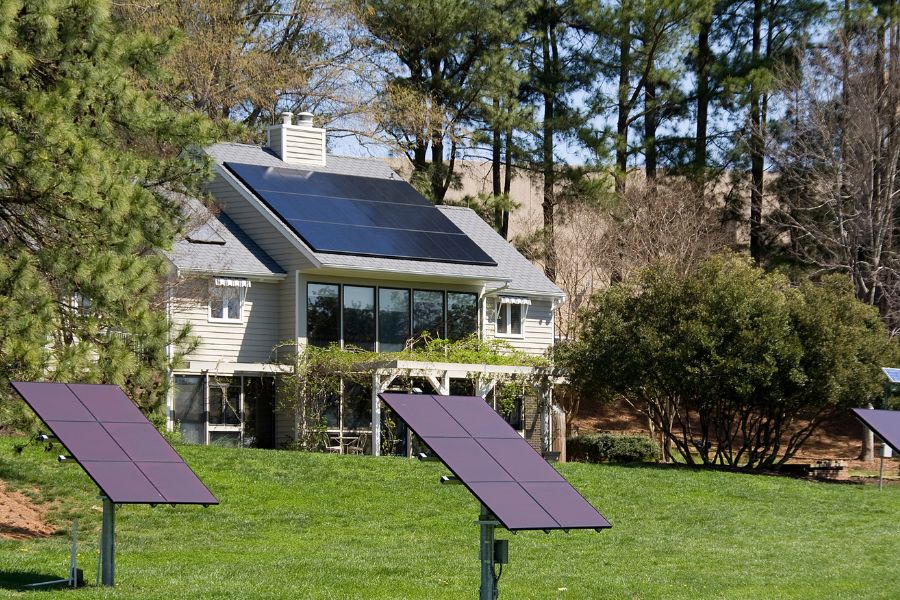 Complete solar energy powered home