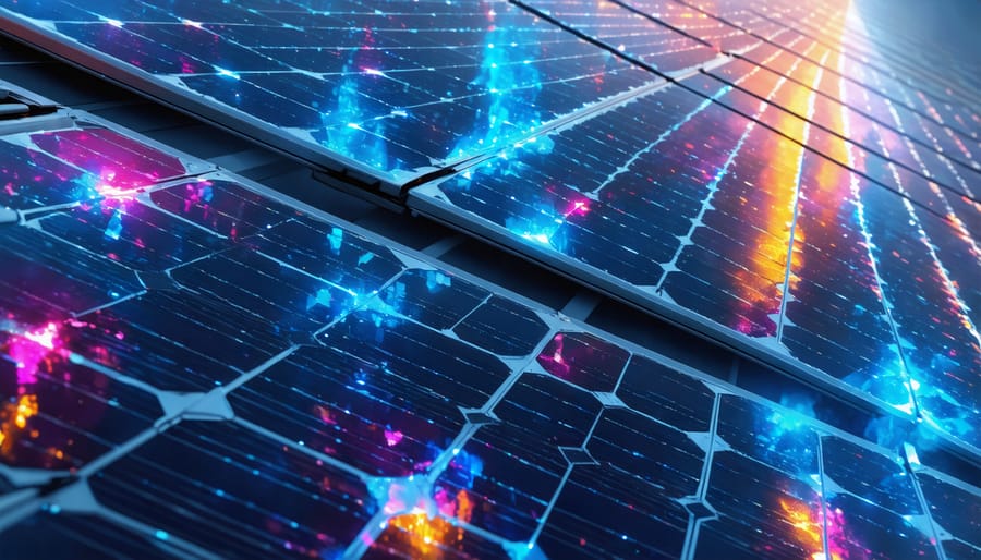 Abstract representation of advanced solar technology