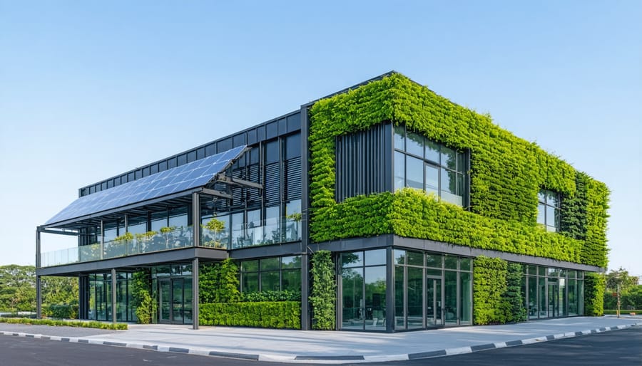 LEED-certified building showcasing sustainable design elements