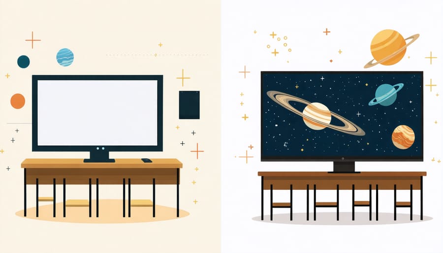 Comparison of traditional teaching methods and interactive solar educational video learning