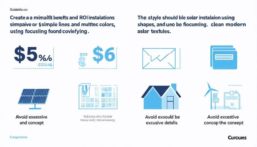 Visual chart displaying cost savings and return on investment for corporate solar projects