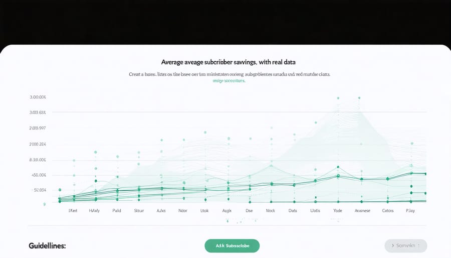 Graph displaying typical community solar subscriber cost savings across multiple years