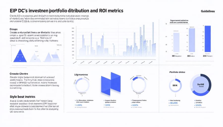 Visual representation of Energy Impact Partners DC investment strategy and returns