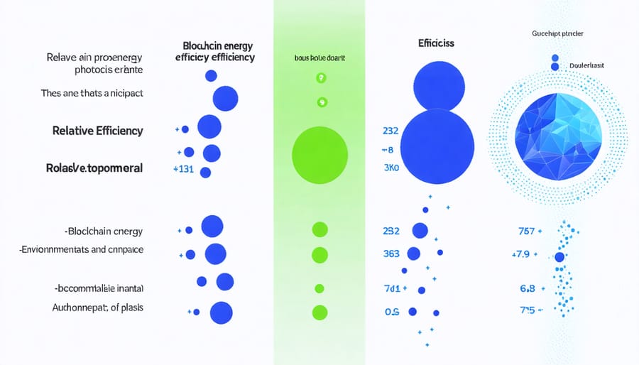 Energy efficiency comparison between different blockchain protocols for solar panel tracking