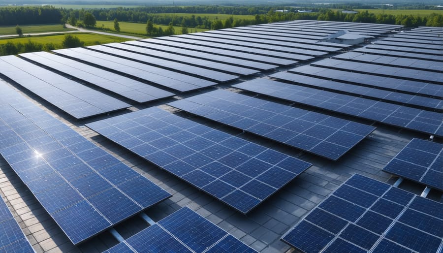 Successful implementation of commercial solar project on corporate facility