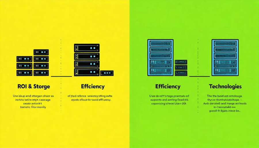 Chart comparing cost-benefit analysis of various energy storage solutions