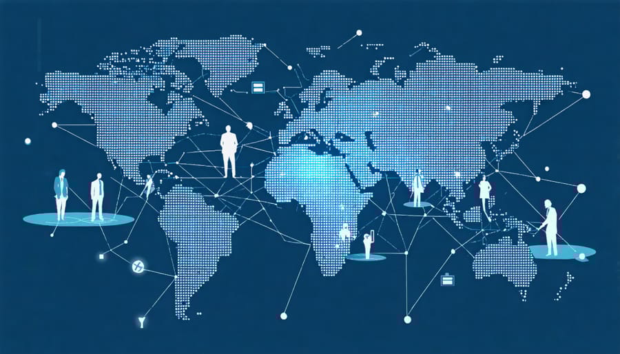 Global network of solar industry professionals connected across cultural boundaries