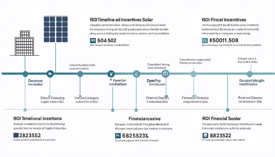 Chart displaying cost savings and financial incentives for solar installations on historic properties