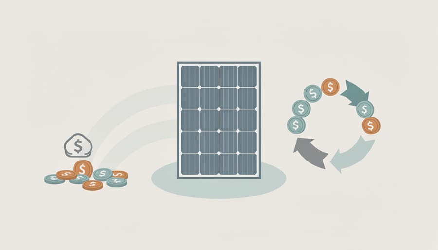 Business professional holding jar with metallic materials representing deposit refund value