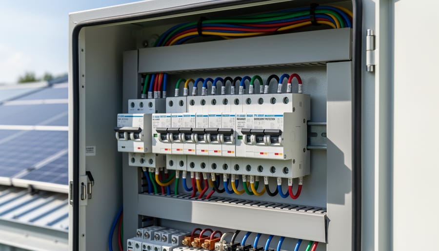 Commercial electrical protection equipment including circuit breakers and safety devices